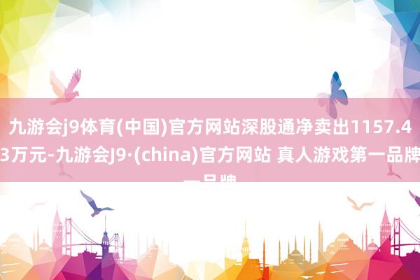九游会j9体育(中国)官方网站深股通净卖出1157.43万元-九游会J9·(china)官方网站 真人游戏第一品牌