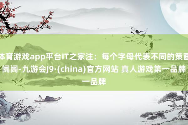 体育游戏app平台IT之家注：每个字母代表不同的策画阛阓-九游会J9·(china)官方网站 真人游戏第一品牌