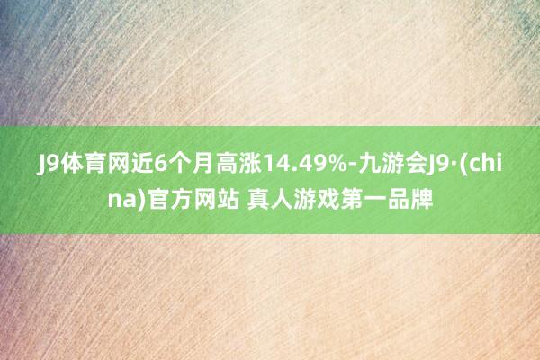 J9体育网近6个月高涨14.49%-九游会J9·(china)官方网站 真人游戏第一品牌